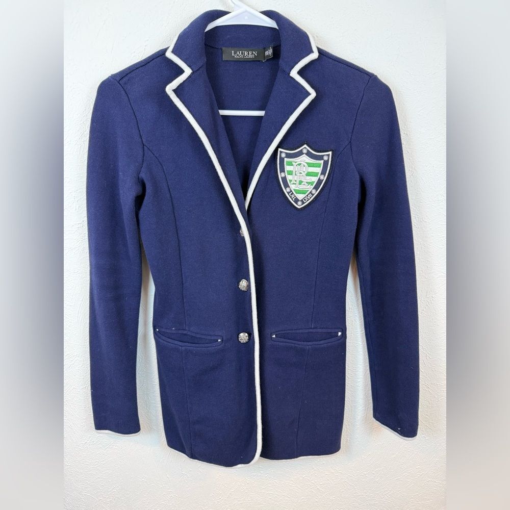 Lauren Ralph Lauren Black Label Sweater Blazer – Blue – Women’s XXS